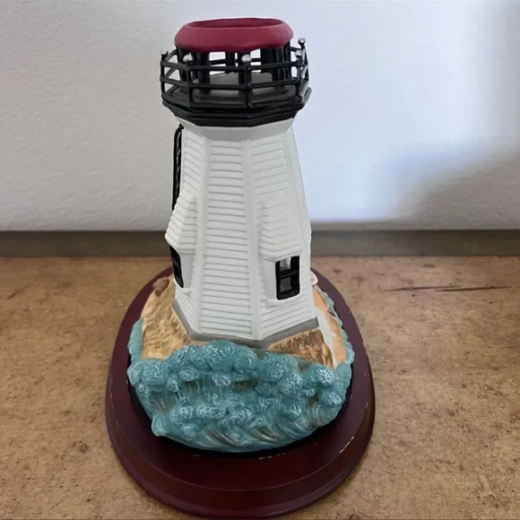 Partylite Plymouth Lighthouse Collection Massachusetts 1769 Tea Light Candle Hol - Picture 5 of 7